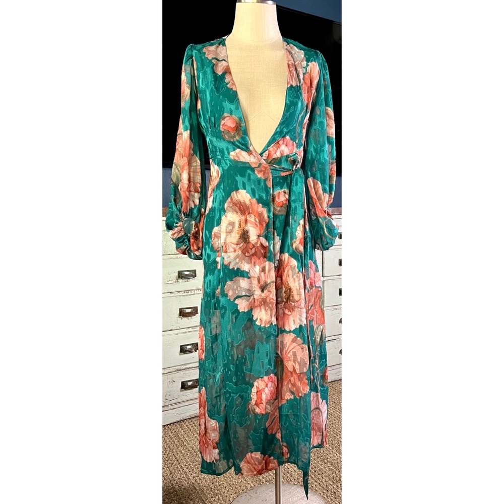 Anthropologie Hutch Maxi Wrap Dress XXS